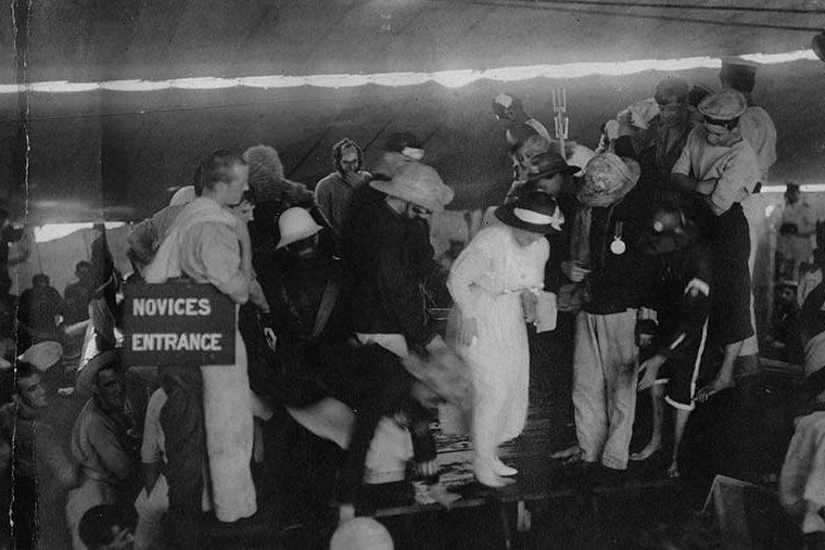 Crossing the Line on HMS New Zealand