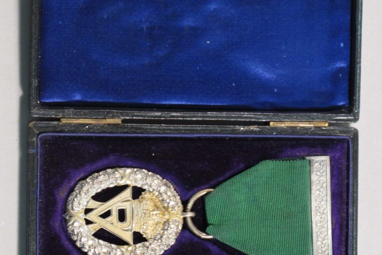 Imperial Volunteer Reserve Decoration as presented to Henry Parker