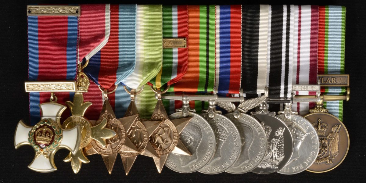 William 'Kiwi' Smith's medals.