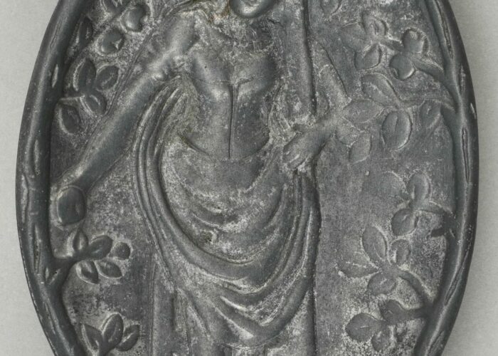 2013.21.1, Metal Ashtray. Believed to have been made by Able Seaman Albert Phillips and two other unknown sailors. Circa 1916. Image provided by the National Museum of the Royal New Zealand Navy. CC by 4.0.