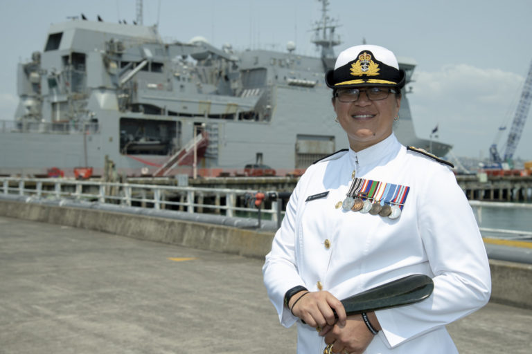 Deputy Chief of Navy Commodore Melissa Ross. Devonport Naval Base, December, 2019.
