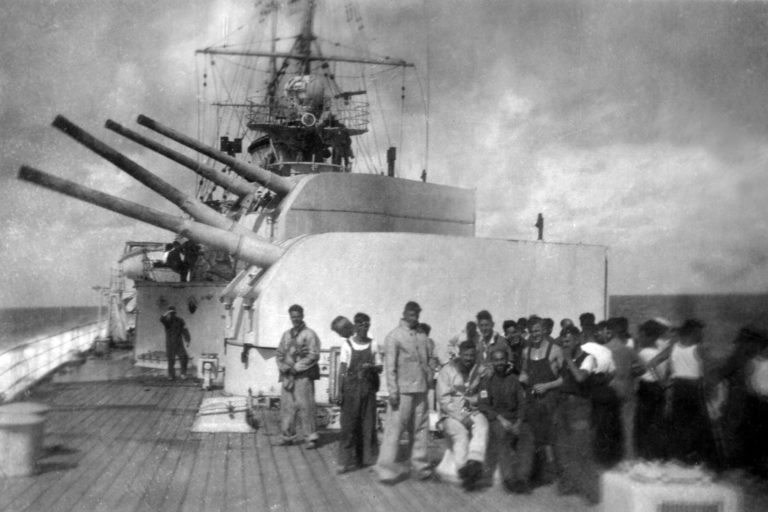 HMS Achilles at the River Plate