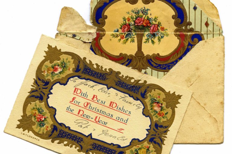 Christmas Card c1940s EAD 0011 Christmas Card c1940s