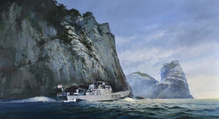 HMNZS Hawea at the Snares