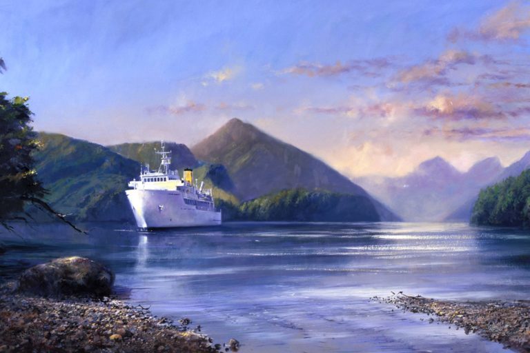 HMNZS Resolution in Dusky Sound HMNZS Resolution in Dusky Sound