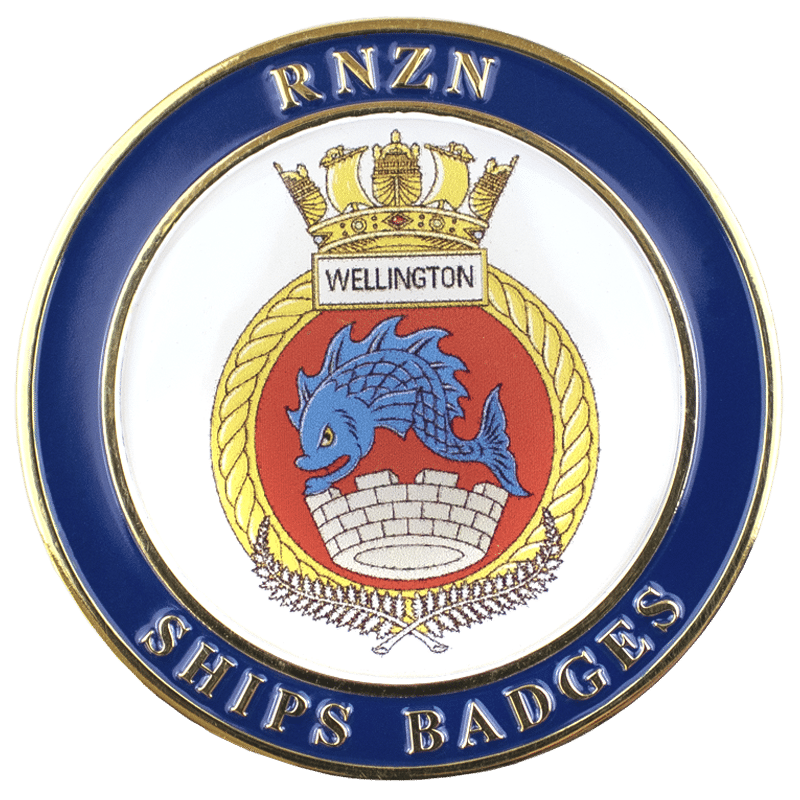 HMNZS Wellington Challenge Coin - Front
