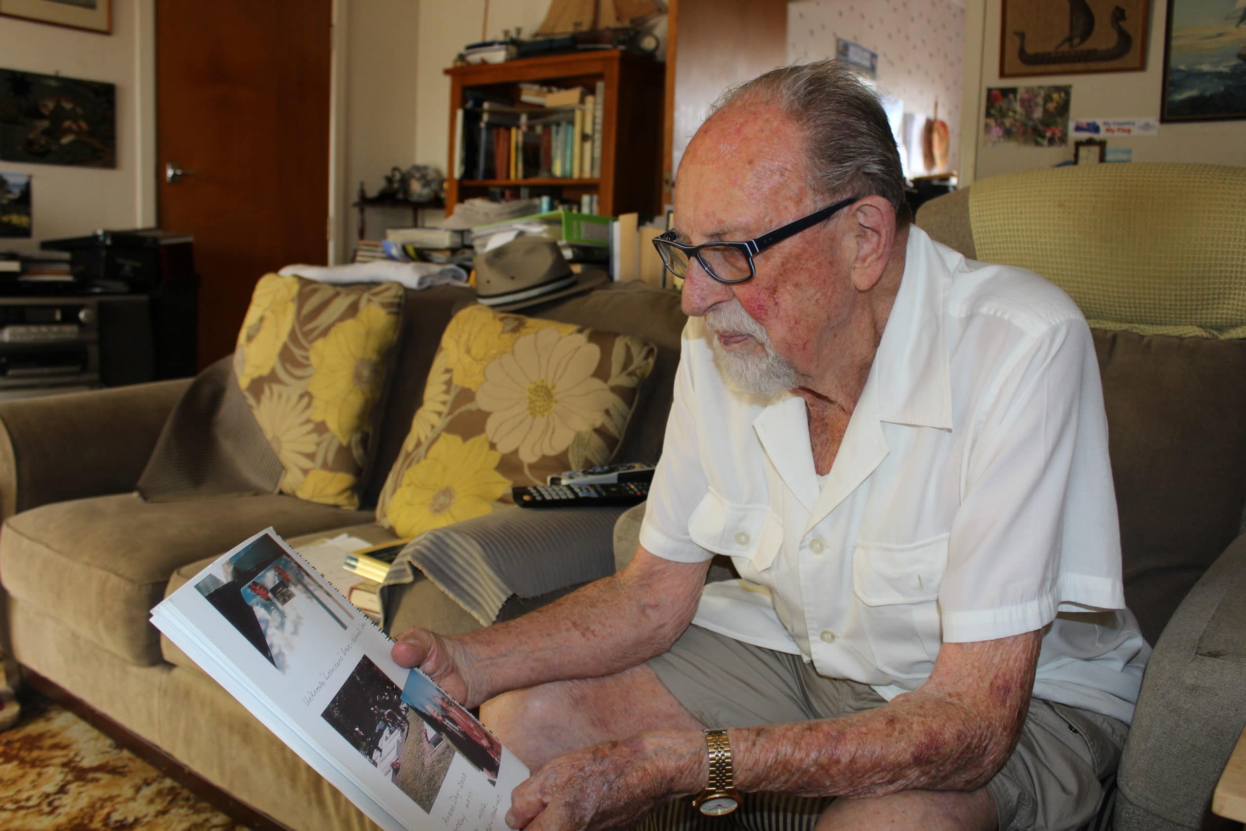 Brian Breen at home in Papatoetoe
