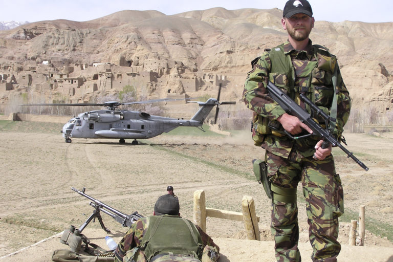 LT CDR Karl Woodhead Afghanistan, 2003