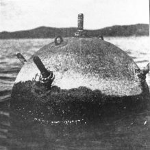 Mine found Bay of Islands 1914