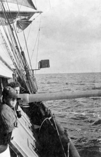 On board HMS Prize after action against U93