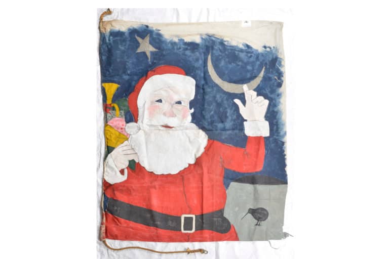 Santa Flag Object No: 2017.76.1 Santa Flag