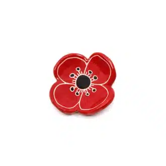 Handmade Ceramic Poppy