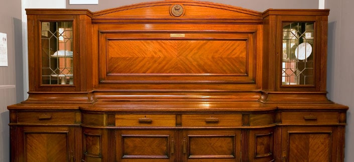 Furniture in the Boyle Room Torpedo Bay Navy Museum