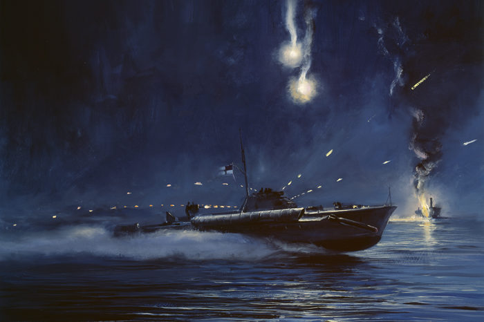 Night Action in the English Channel