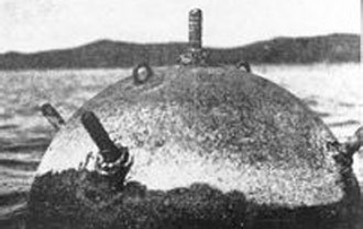 Mine found in Bay of Islands [RNZN Museum]