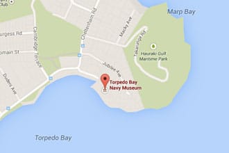 Map of Torpedo Bay and North Head