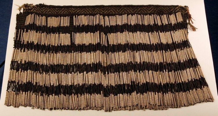 Piupiu gifted to the captain of HMS New Zealand