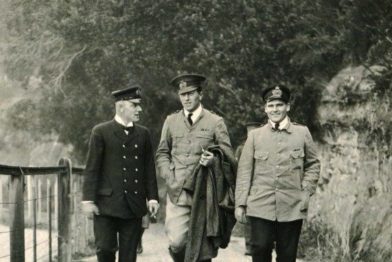 Count Felix von Luckner on Motuihe 1917